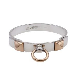 HERMES 18K金 925純銀 Collier de Chien 手環